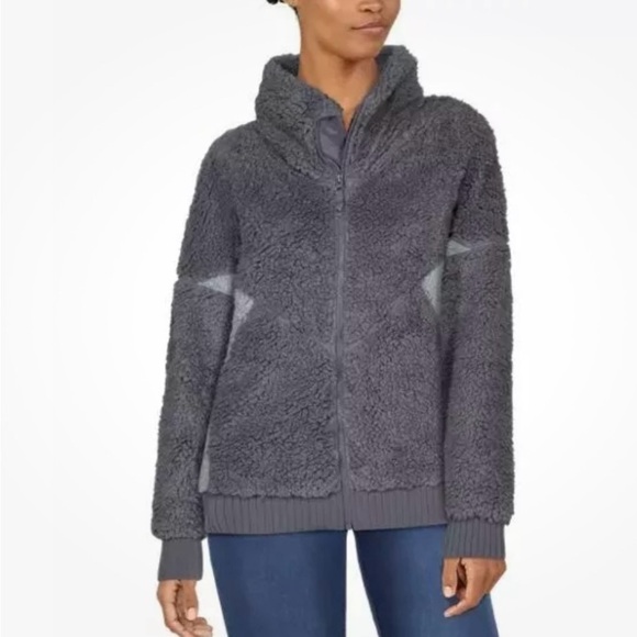 prAna Women's Full Zip Fleece High Collar Permafrost Jacket - Picture 1 of 8